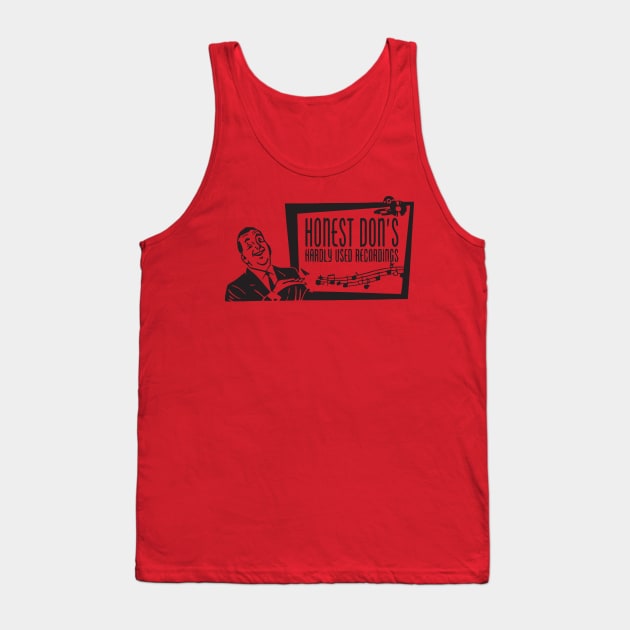 Honest Don's Records Tank Top by MindsparkCreative